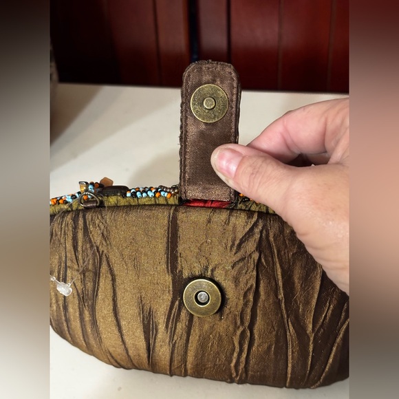 RARE, VINTAGE, NEW Mary Frances “Ember Oracle” Beaded Handbag - Picture 4 of 15